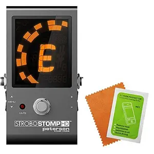 Peterson StroboStomp HD Guitar Tuner (403884) Bundle with Peterson StroboStomp HD Screen Protector