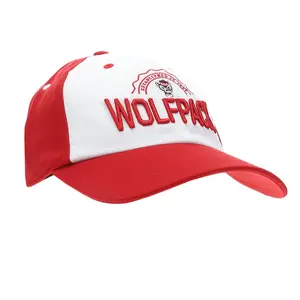 adidas Mens Nc State Wolfpack Slouch Adjustable Cap  - White