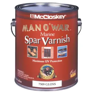 Valspar Brand 1 Gallon Gloss Man Oft. War Marine Spar Varnish Low VOC  - Pack of 2