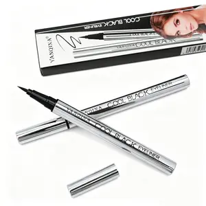 Yanina Cool Black Eyeliner – 24HR Intense Black Precision, Waterproof, Long-Lasting, Ultra-Creamy Silky Texture, Lightweight, Smooth Application