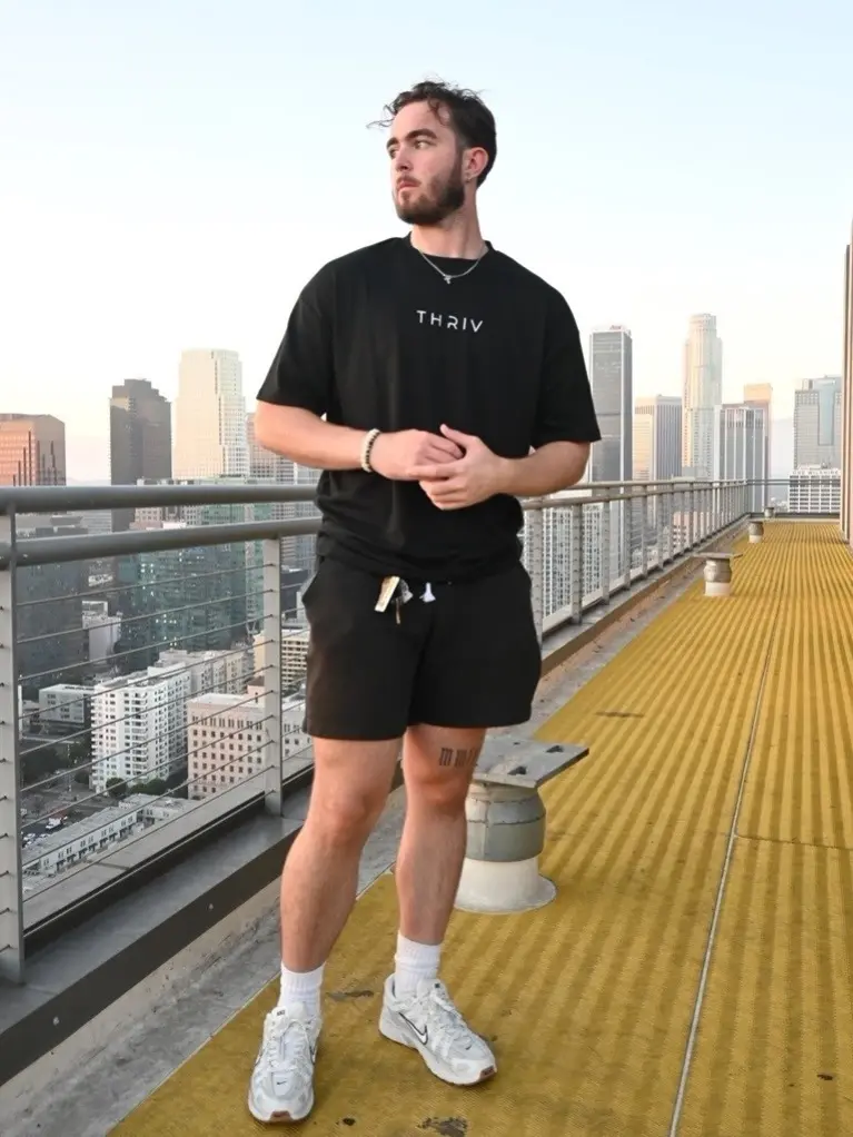 Men's Oversized Relaxed Fit T-Shirt - Casual Daily Wear Top, Breathable Cotton, Undergarment-Compatible Menswear Tee Gym Soft