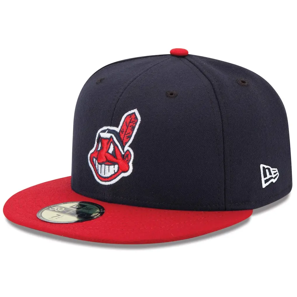 Cleveland Guardians MLB Team Logo New Era 59FIFTY Fitted Baseball Cap