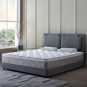 [Bellemave]12" Mattress CertiPUR-US Certified Hybrid Memory Foam Pocket Spring Mattresses