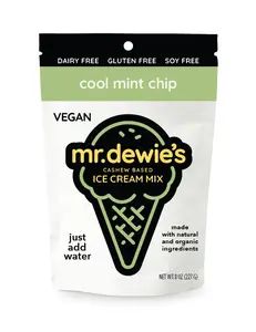Mr. Dewie's Cashew Base Ice Cream Mix (Cool Mint Chip)