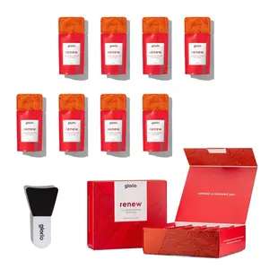 Glorio Renew Collagen-Boosting Clay Masks (3.2 oz with Applicator), Collagen-Boosting for Fewer Lines & Wrinkles, Retinol Face Mask Skin Care for All Skin Types, Facial Care for Men & Women, USA Made