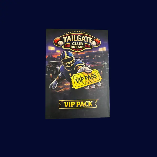 Tailgate Club Exclusive: VIP PACK Divisional - 1 Box Break Limited Release Repack Box Sports Trading Card Collectors Edition Box