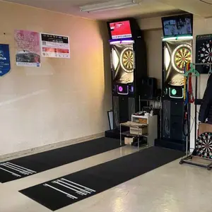 Dart Board Mat for Practice, 4 Throwing Distances, 300x34 Cm, Ideal for Bar Home Club Games Entertainment, Darts Gear