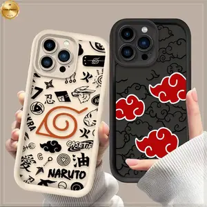 Anime N-NARUTOS Silicone Case For iPhone 17 16 15 14 13 12 11 Pro Max Plus Air Shockproof Cover