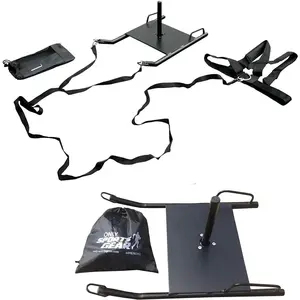 Weighted Drag Sled with Padded Harness for Football Running Speed Strength Training Sport Workout
