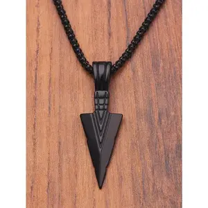 Fashionable and Popular Men Arrow Charm Necklace Alloy for Jewelry Gift and for a Stylish Look