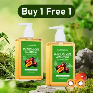 【Buy 1 Free 1】Gypsophila Batana Oil & Rosemary Shampoo, 300ml – Nourishing & Volumizing Hair Cleanser for Men & Women, Helps Reduce Hair Loss, Repairs Damage & Supports Hair Growth