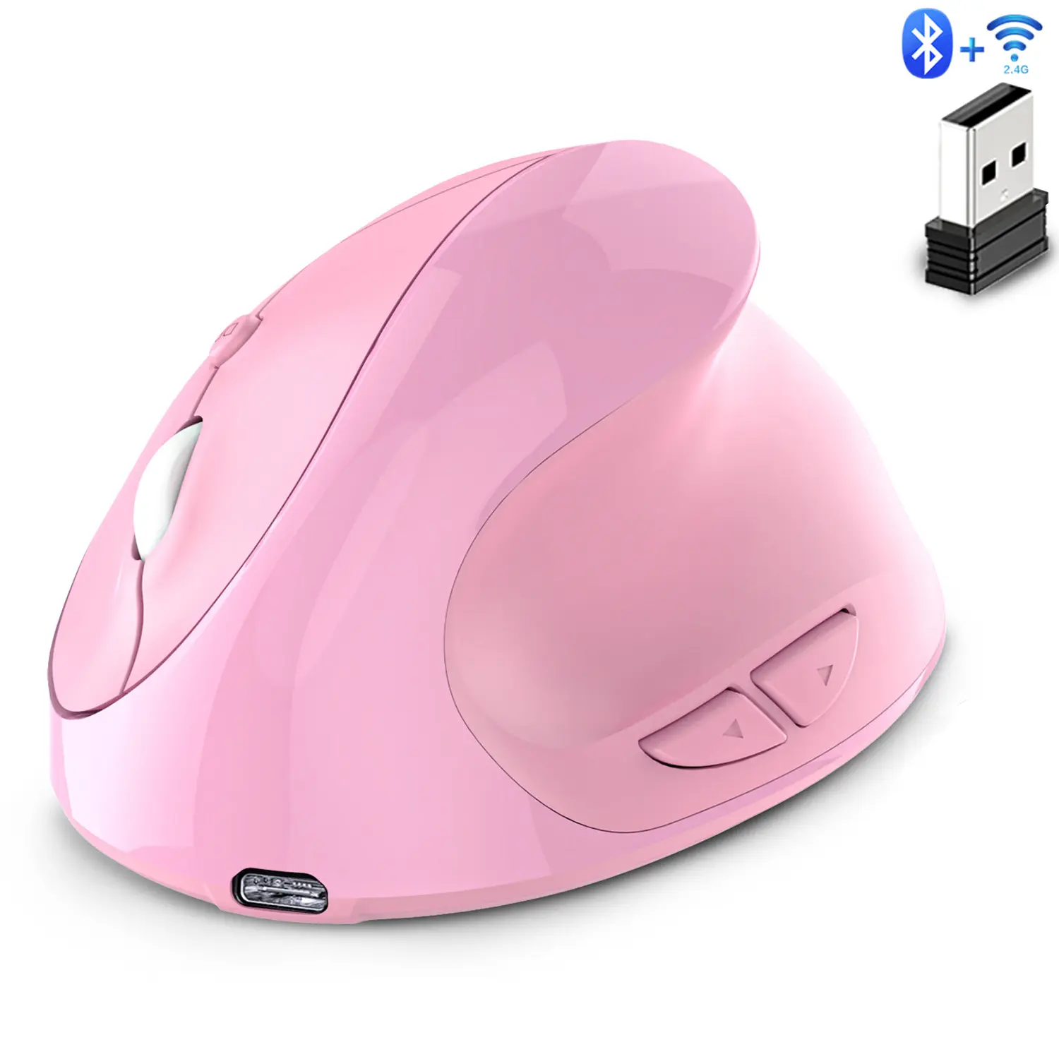 Dual-mode/Rechargeable, right hand, pink