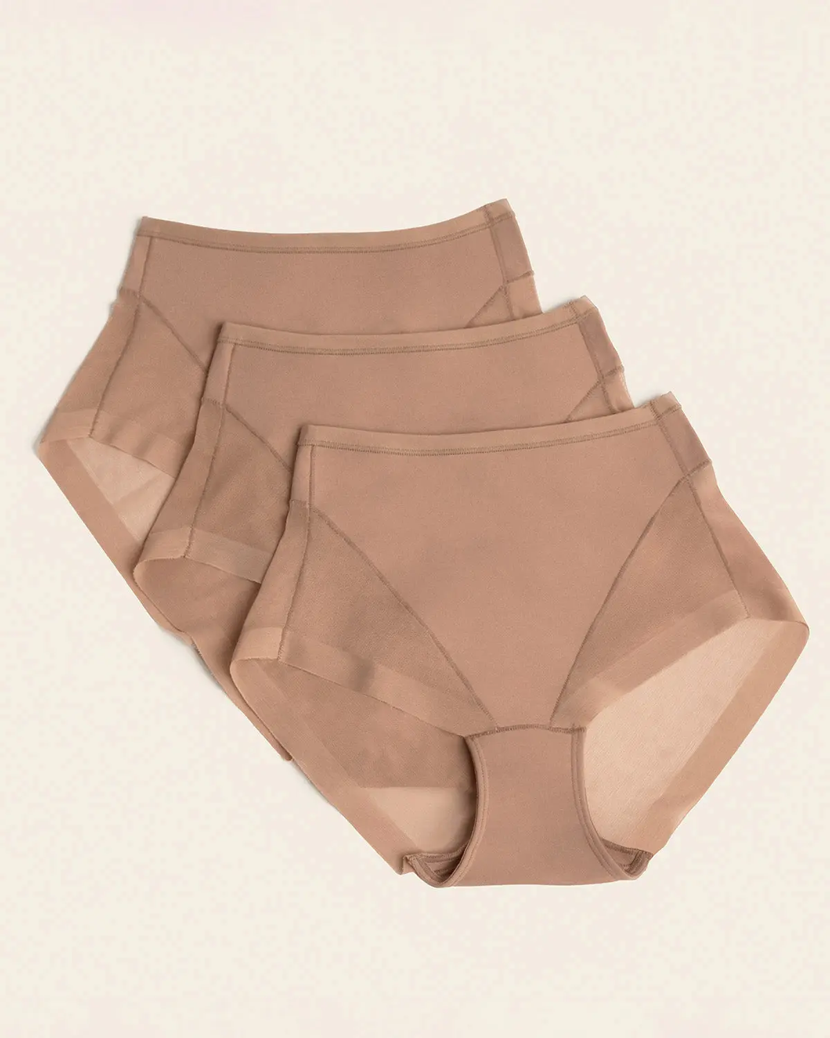 Leonisa Truly Undetectable 3-Pack Comfy Shaper Panties -  Comfortable Underwear Seamless Shapewear