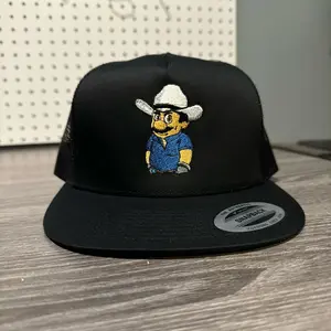 Compa Mario Embroidered Trucker Hat.