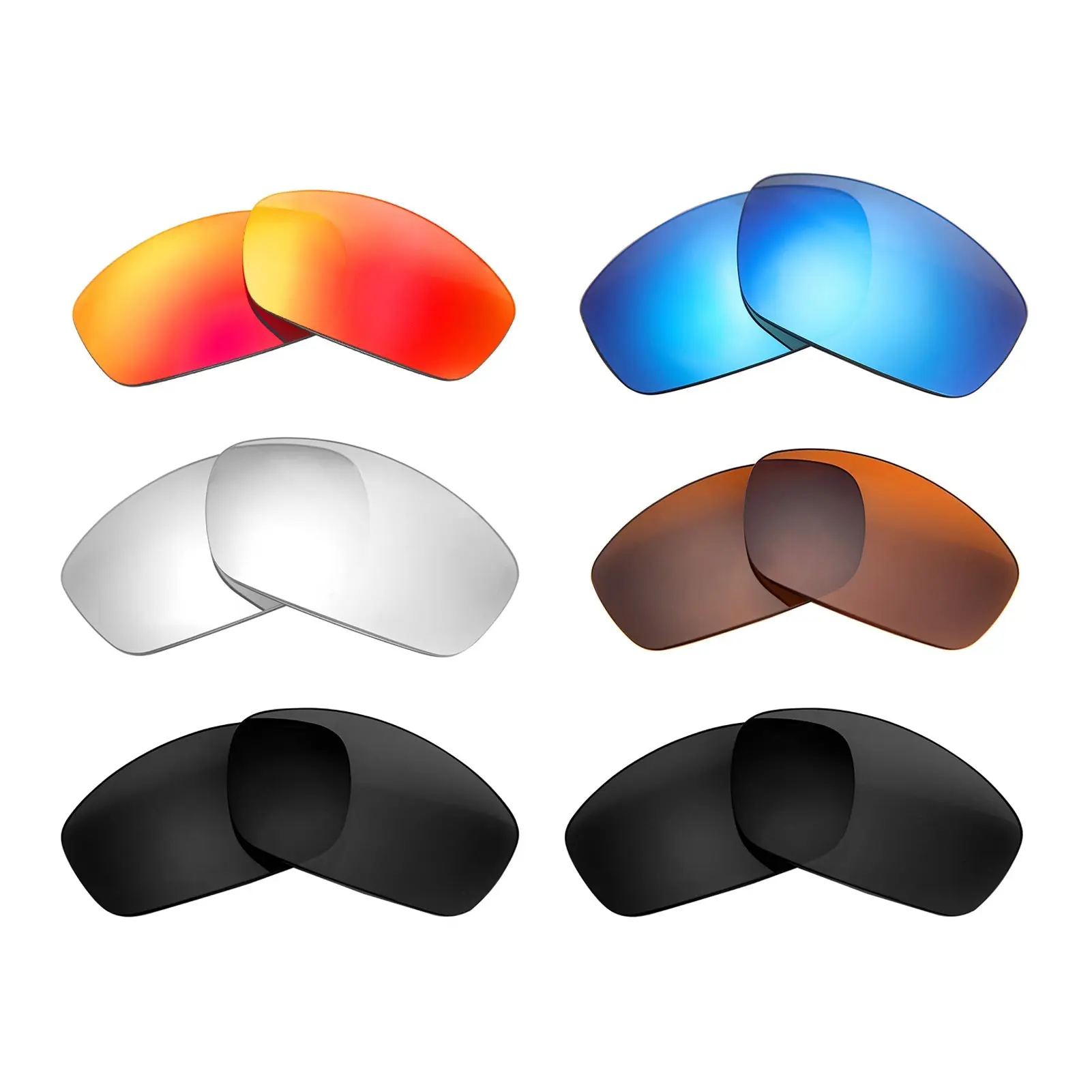 Walleva Replacement Lenses for Costa Del Mar Saltbreak