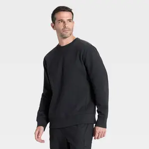 Men's Active Comfort Fleece Crewneck Sweatshirt - All In Motion