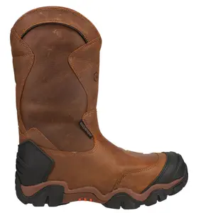 Chippewa Mens Cross Terrain 12 Inch Waterproof Nano Composite Toe  Work/Duty - Brown