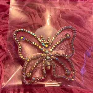 Pink Butterfly Brooch