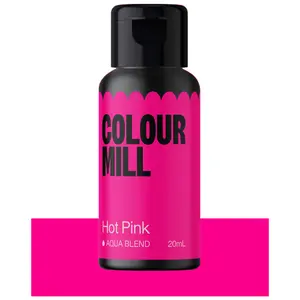 Colour Mill Aqua Blend Water-Based Food Coloring 20 Milliliters, Hot Pink