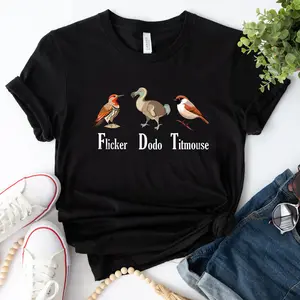 Flicke Dodo Titmouse Funny T-Shirt