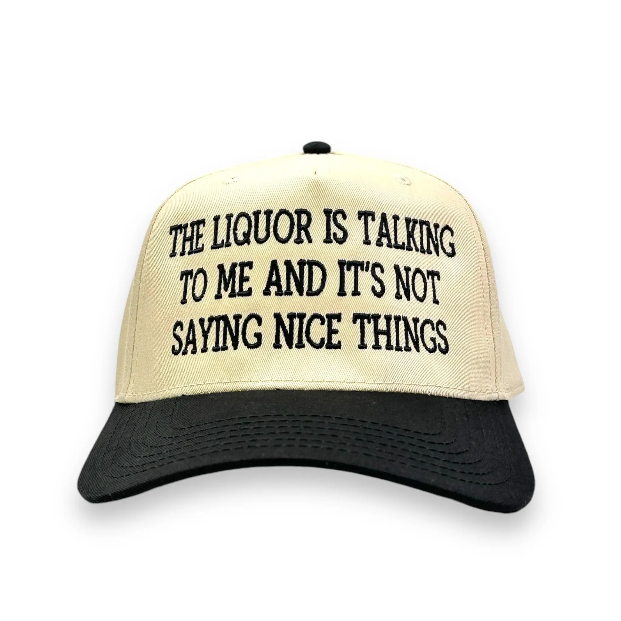 The Liquor is Talking To Me Embroidery Hat The Liquor is Talking To Me Embroidery Hat
