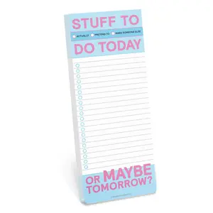 Stuff to Do Today Make-a-List Pad