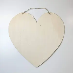 Hanging Wood Heart
