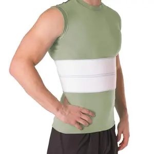 Broken Rib Brace for Cracked Ribs - Men's Rib Cage Support Belt for Bruised, Fractured or Dislocated Ribs Protection, Compression Wrap and Chest Support (Universal Male)