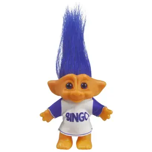 Vintage troll Dolls, Retro troll Doll Chromatic Adorable for Collections, School Project, Arts and Crafts, Party Favors - 7.5" Tall(Include The Length of Hair)