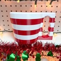 Holiday Candy Cane Red & White