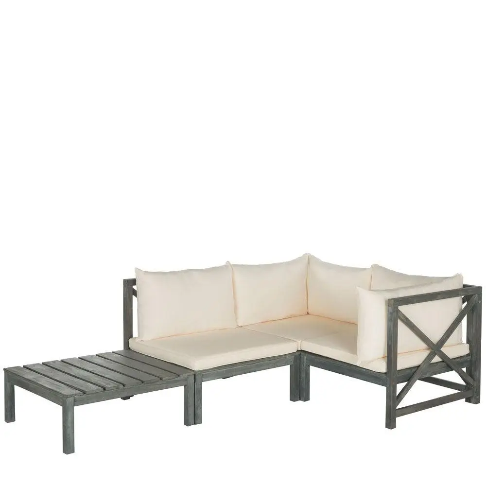 Safavieh Lynwood 4-Piece Outdoor Sectional Safavieh Lynwood 4-Piece Outdoor Sectional
