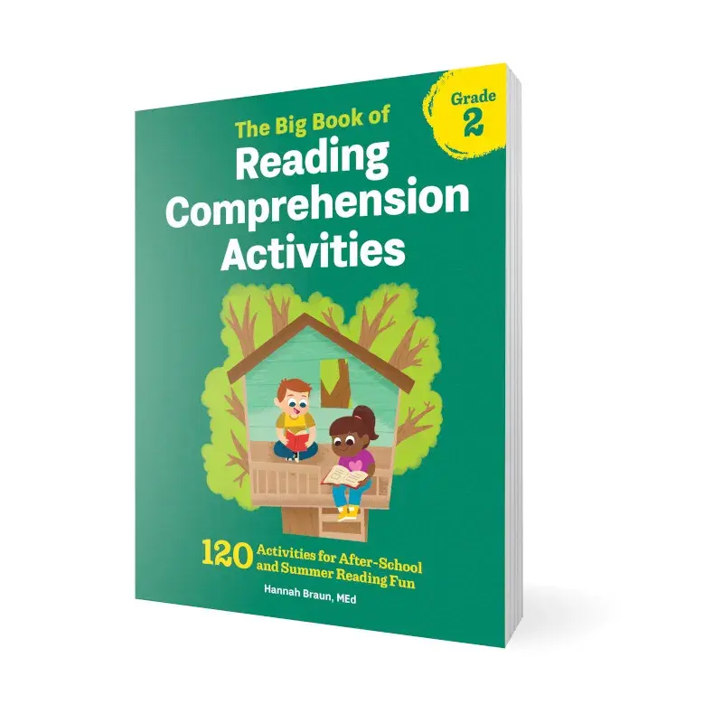 The Big Book of Reading Comprehension Activities, Grade 2 – 2nd Grade Summer Workbook with 120 Reading Activities