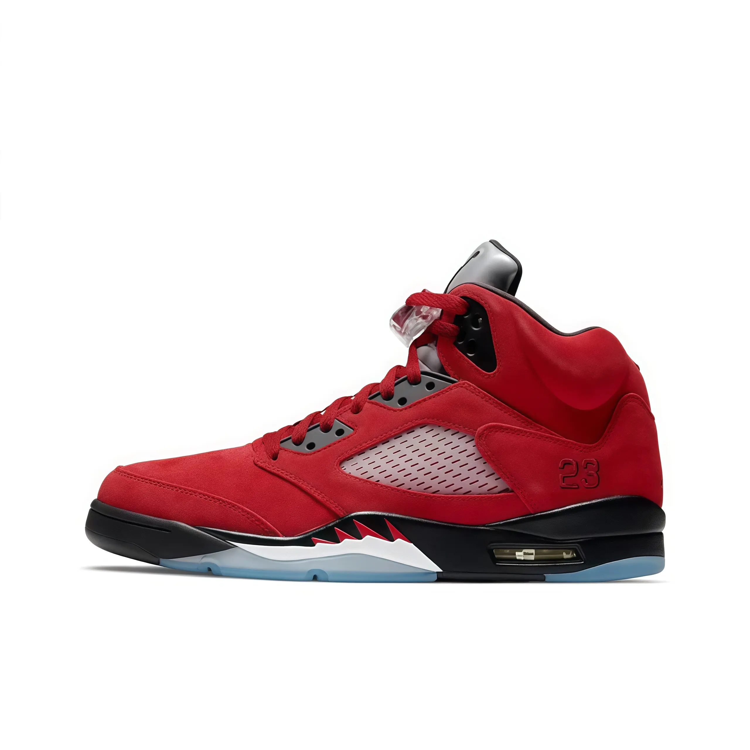 High top suede basketball sneakers red suede 23 number embroidery black red color block upper popular daily essential soft sole arch support breathable wide fit casual walking travel festival lightweight non slip tiktok viral unisex street footwear daily