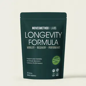 MovesMethod Labs Longevity Formula - Collagen Supplement for Joints, Skin, and Recovery - Clean, Unflavored, Filler-Free - Ideal for Athletes
