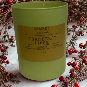 Cranberry Libre (inspired by the perfume) handmade 11oz candle