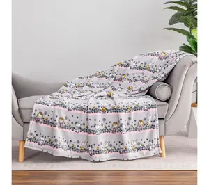 Berkshire Peanuts Spring 55x70 Velvetsoft Throw