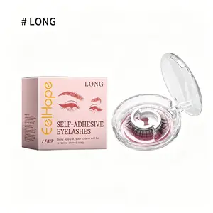 [Beginner Friendly] Eelhope Self-Adhesive Fake Eyelashes - Portable,   Waterproof  Lightweight & Comfortable, Reusable Synthetic Fiber, No Glue Needed, 3 Versatile Styles Bottom Lash Clusters & Magnetic Eyelashes for All-Day