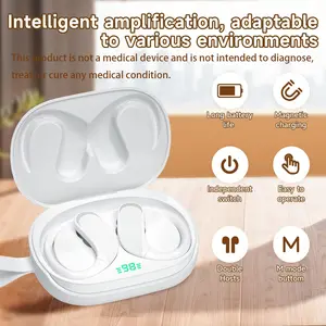 sound amplifier, personal sound amplifying headphones, adjustable volume enhanced headphones, lightweight and comfortable full-ear headphones suitable for the elderly and adults, suitable for daily use
