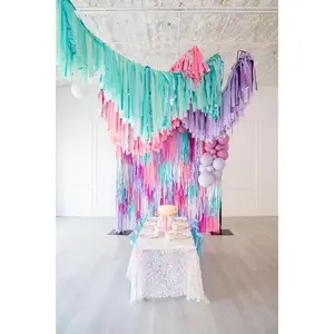 Spa Party Fringe Fringe Backdrop