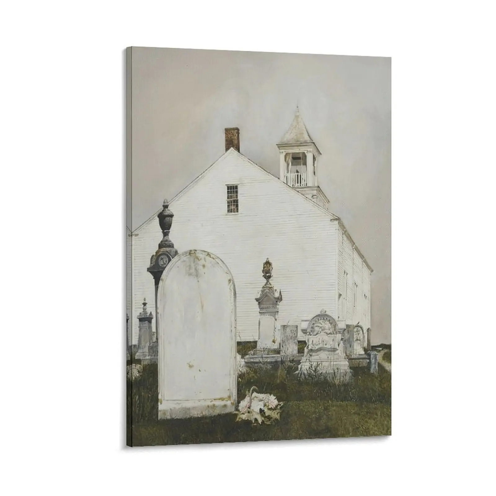 Andrew Wyeths Perpetual Care Canvas Print, Famous Painting Wall Art Poster, Decorative Home Decor, Bedroom Aesthetic. Poster Canvas Wall Art For Bedroom Decor Bar Office Room Decor Gift