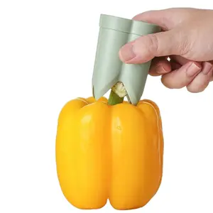 Kitchen Gadget for Bell Peppers – Easy Core & Seed Extractor, Safe & Efficient for Cooking Prep | Perfect for Home Chefs & Meal Preppers)