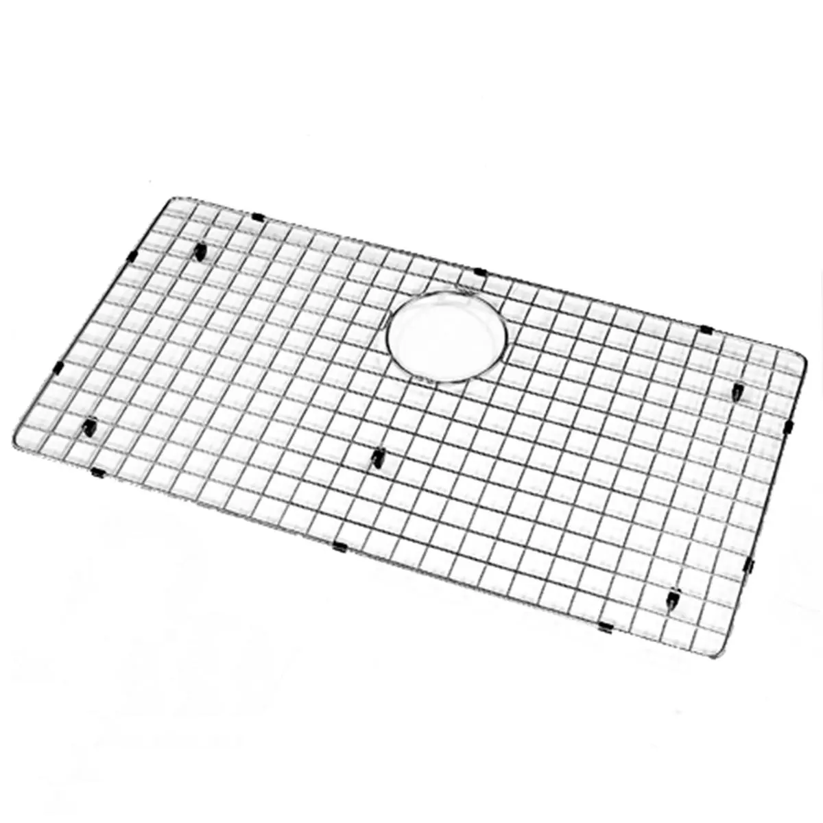 Houzer BG-4320 T304 Grade Stainless Steel Wirecraft Sink Bottom Grid, 29.5x15.5 in., for CTG-3200 Bowl, with Protective Ft, Cushions Fragile Dishes, Reduces Noise, Protects Sink Surface, Protective Feet