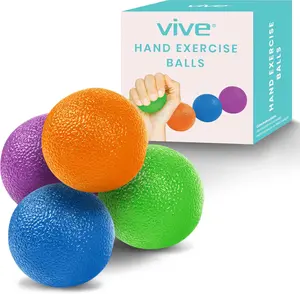 Squeeze Balls for Hand Therapy, Exercise, Arthritis (w/Rehab Video App) - Grip Strengthener Occupational Equipment for Finger, Wrist, Carpal Tunnel, Pain Relief
