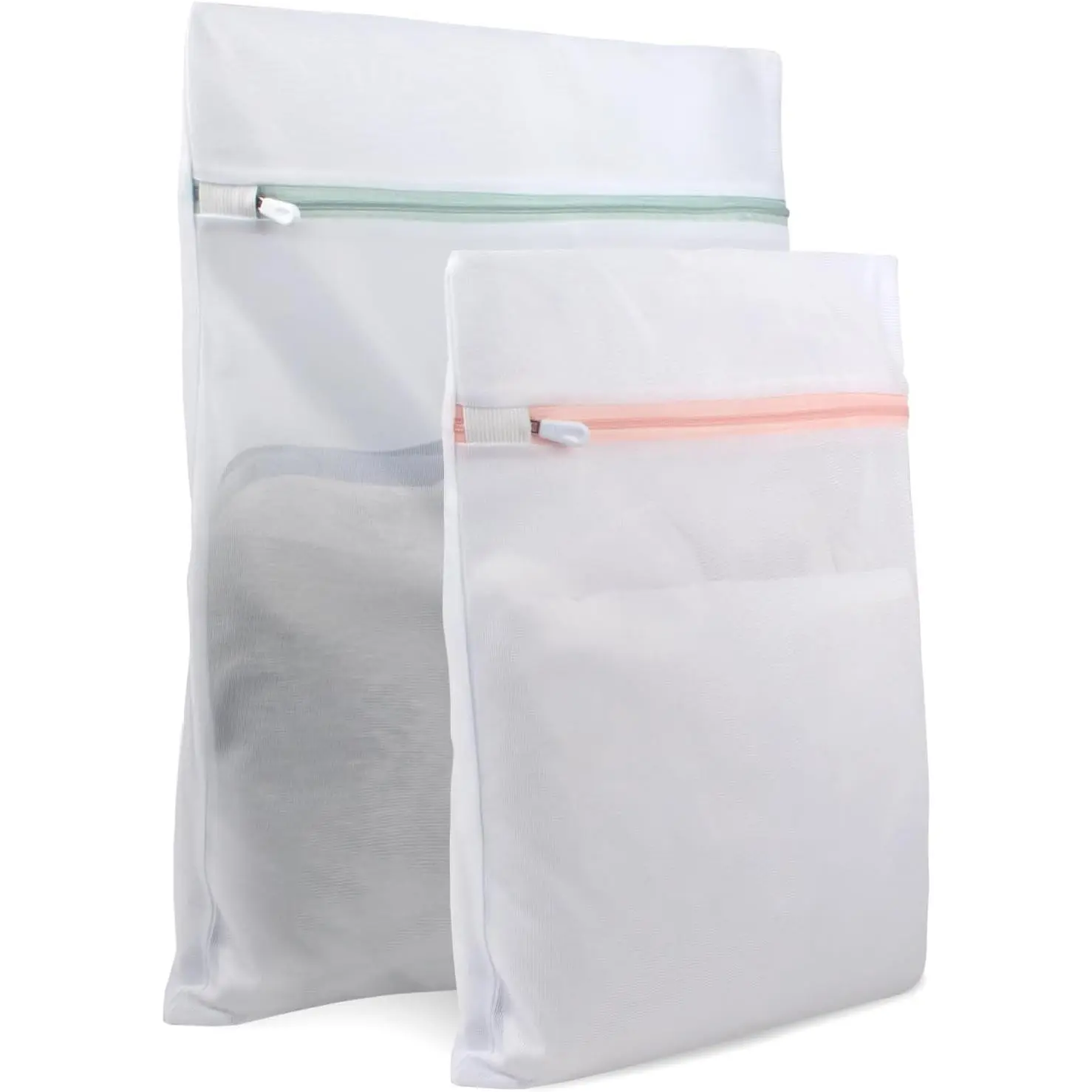 Small Laundry Net for Washing Machine, Laundry Net 30 x 40 & 40 x 50 cm, Suitable for Sweaters, Coats, Socks, Shirts, Stuffed Animals, Jeans, etc. - 2 Pieces