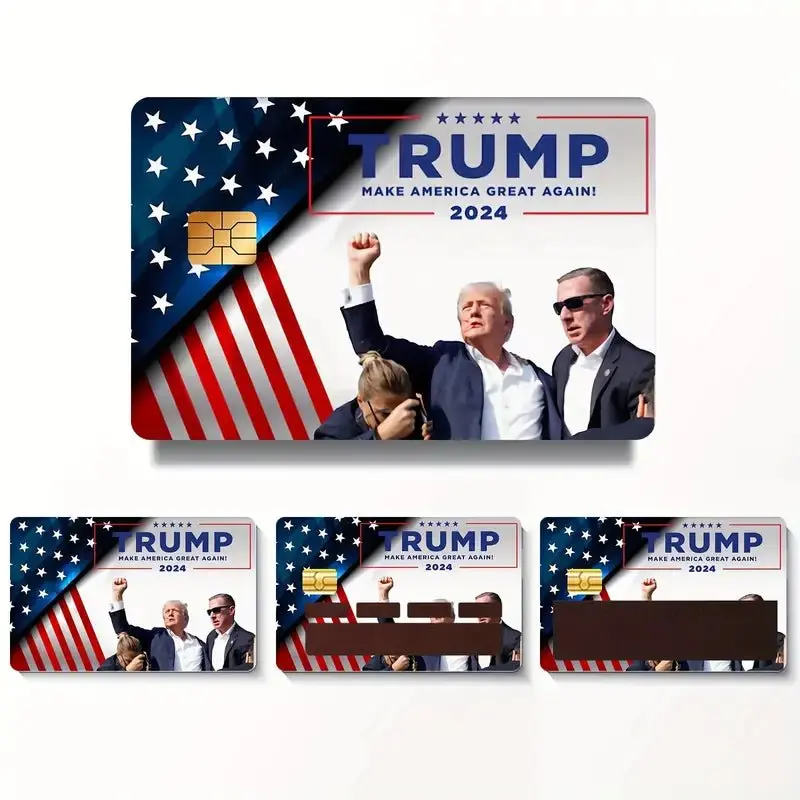 Trump Make America Great Again 2024 Debit/Credit Card Sticker (4 Pack)