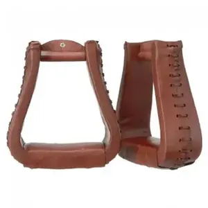 Royal King Oversized Leather Western Stirrups