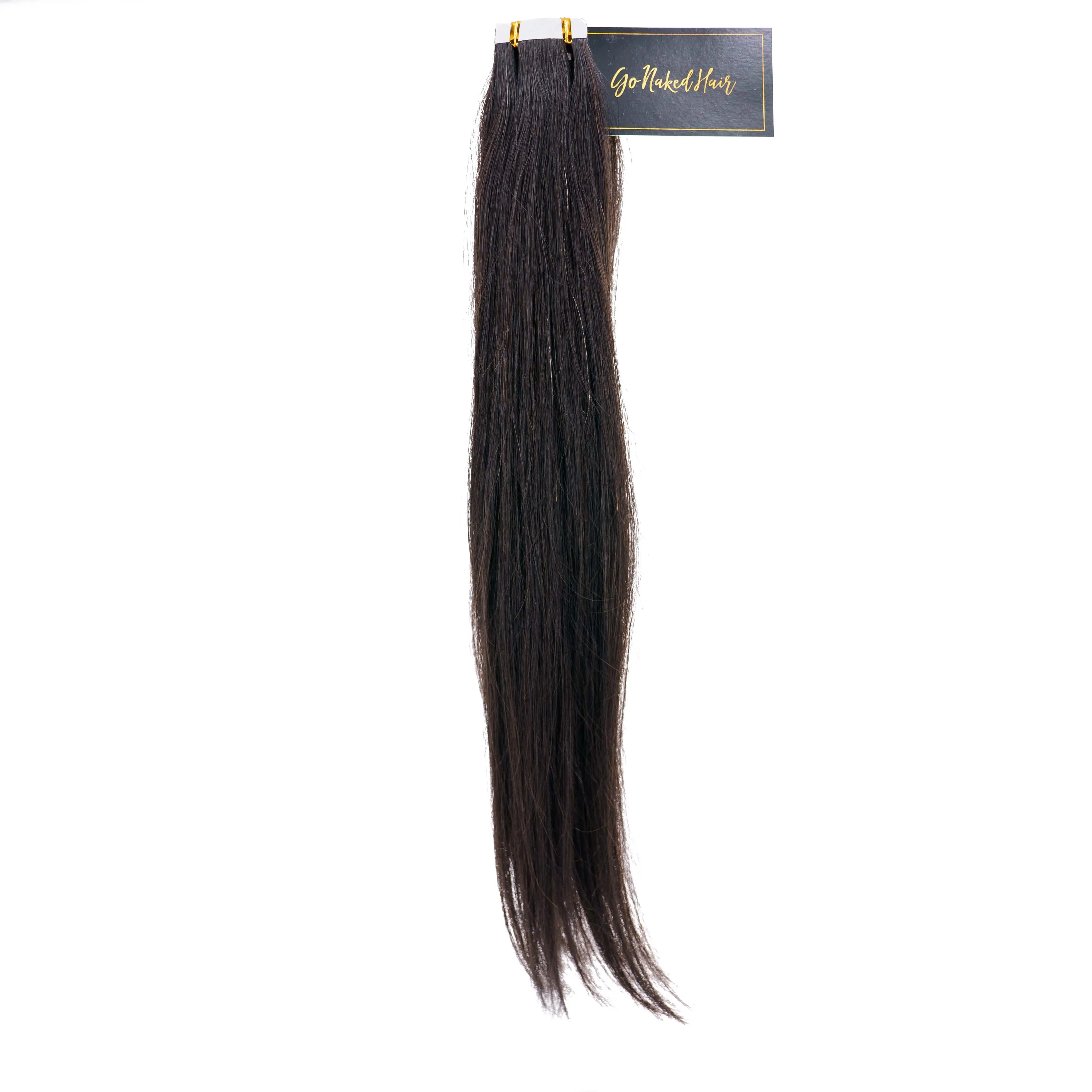 Raw Straight Human Hair Tape In Extensions