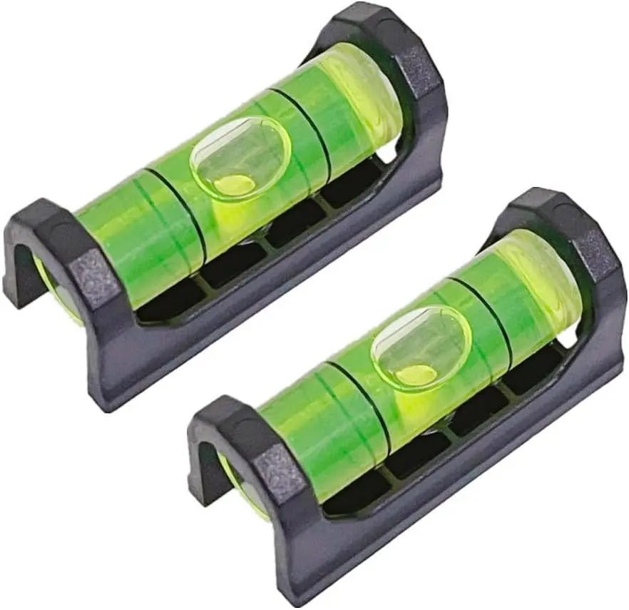 2 count  Bubble Level Measuring Layout Tools Levels with  Base Bubble Spirit Level