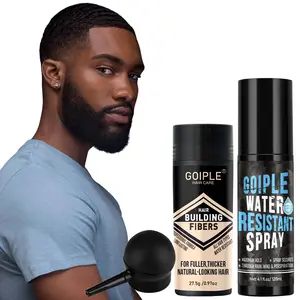 Water Resistant Fiber Hold Spray Thickening Powder Set,Fuller Natural Looking, Styling Powder ,Hair Fiber Hold Mist,Holds Fibers in Place, Perfect for All-Day Wear,Strengthens the bond between Fibers and fine or thinning hair, Hair Texture Powder