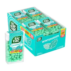 Tic Tac Mints 1.7oz – Wintergreen, Fruit Adventure, Freshmints, Orange, Dragon Fruit & Dr Pepper – 1, 3, 12 Pack | Fun Flavored Breath Candy
